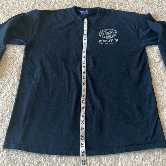 Foxys Jost Van Dyke long sleeve shirt black size medium - Picture 12 of 16